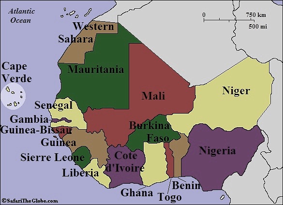  Afrique de l’Ouest 