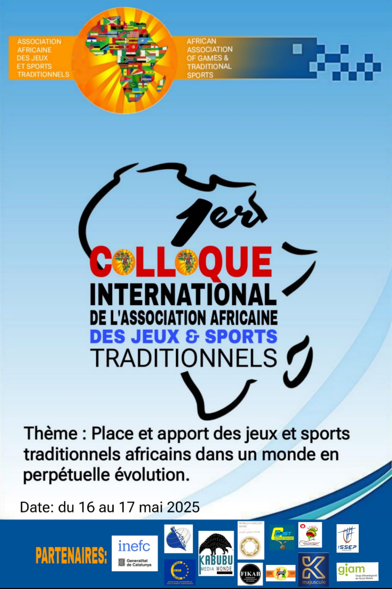 Affiche officielle du colloque Programme et annonce