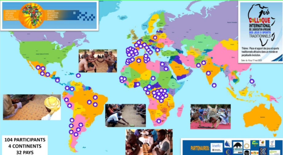 Participation internationale Répartition géographique des participants